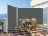 TOUGHOUT 1.8m x 3m Double Retractable Side Awning Screen Shade